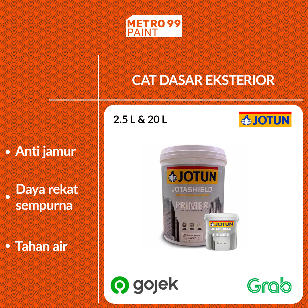 Cat Dasar Tembok Eksterior Jotun Jotashield Primer 1 pail 20 Liter (20 kg)