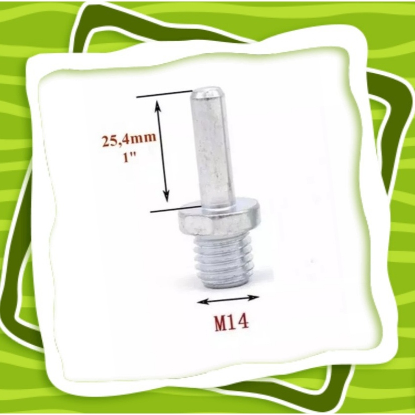 baut konektor adapter adaptor bor poles  M14