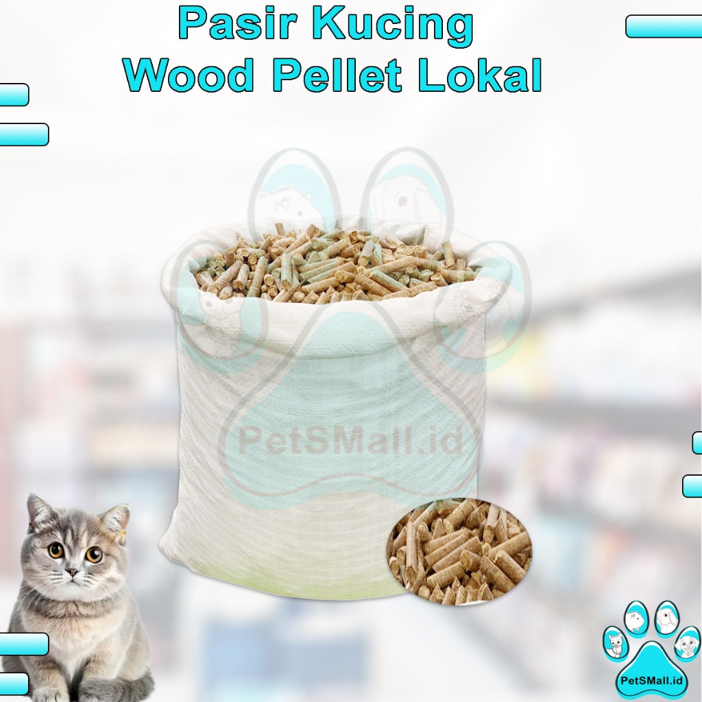 WOOD PELET 10 Kg - Pelet Kayu serbuk kayu wood litter
