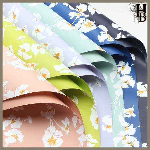 

Flower Wrapping Paper JAPANESE SAKURA FLOWER CELLOPHANE 6163