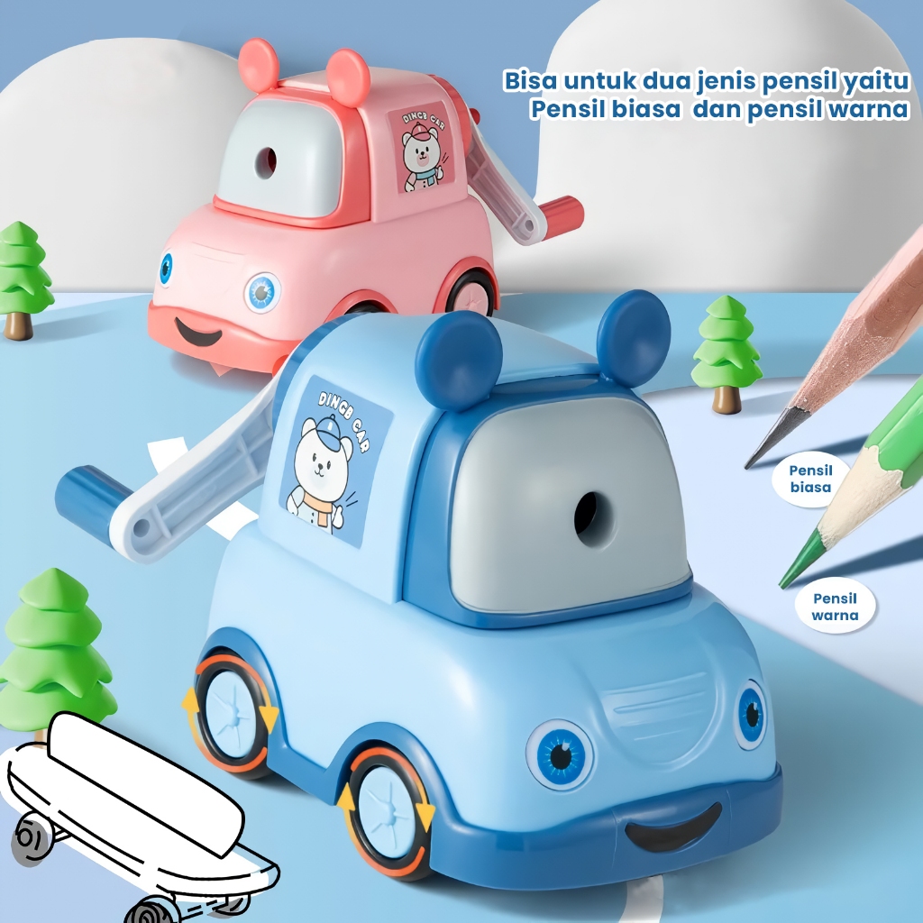 

BOBOMART SERUTAN PENSIL ANAK - SERUTAN MEJA PUTAR BENTUK MOBIL DB-8653