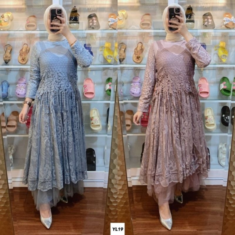 ARB3 - YL19 - Gamis Brukat Rompi