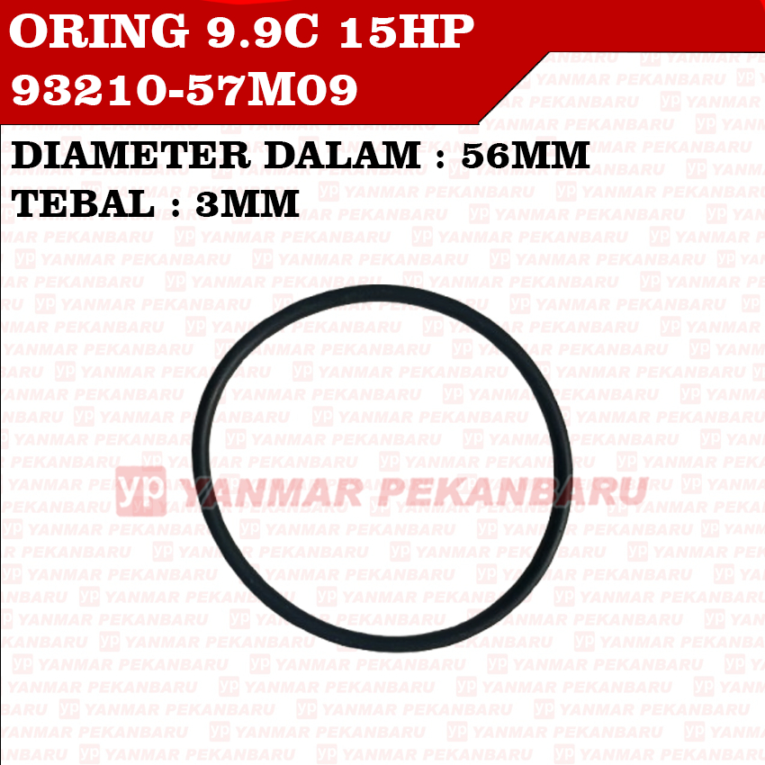 15HP Oring 9.9C 93210-57M09 Mesin Tempel Yamaha Speed Boat 15PK TW