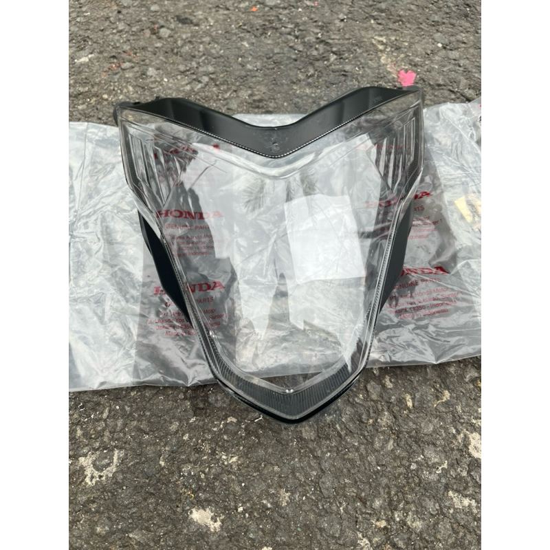 Kaca Mika Reflektor Lampu Depan honda Sonic 150 R Led K56-N00 Original