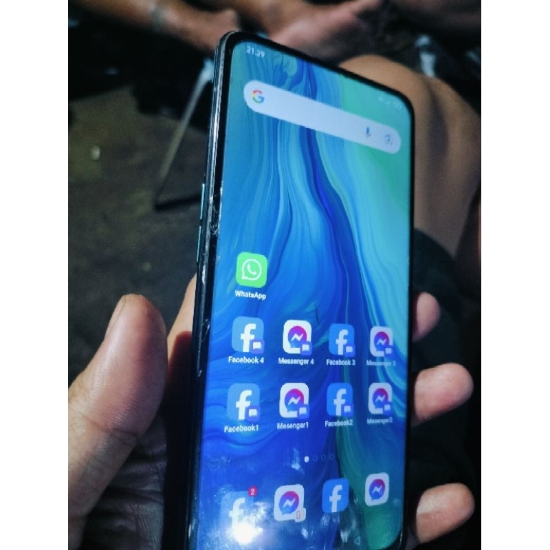 Oppo reno ram 8gb/256gb