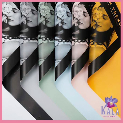 

20 Lembar Kertas buket bunga cellophane Newspaper Magazine Flower Wrapping Paper KB6014
