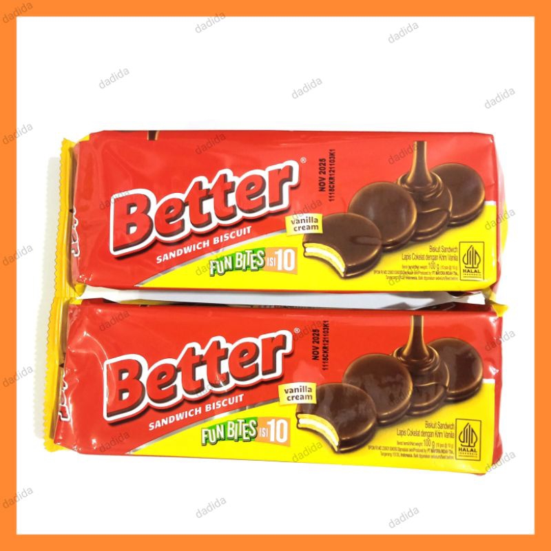 

Better Sandwich Biscuit vanilla cream 100 g