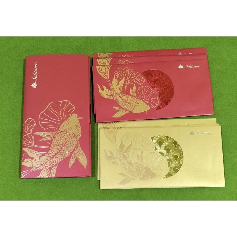 

1 pak = 2 Angpao / 1pak = 10 Angpao Imlek BCA Solitaire 2025 ikan CNY