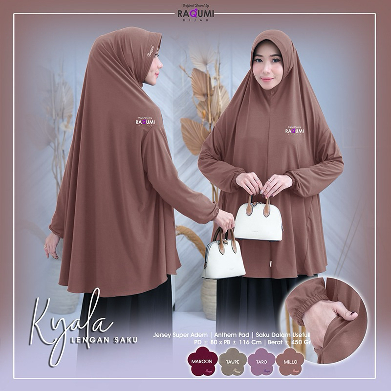 KYALA LENGAN SAKU BRAND ORI BY RAQUMI // HIJAB LENGAN // HIJAB SAKU // HIJAB TANGAN // HIJAB INSTAN 