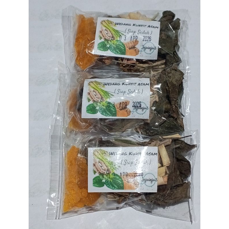 

Wedang Kunyit Asam + Gula Batu Siap Seduh