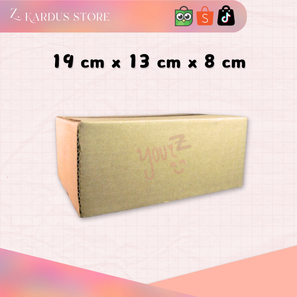 

Kardus Kecil | Kardus Packing | Kardus Paket | Kardus ukuran 19 cm x 13 cm x 8 cm