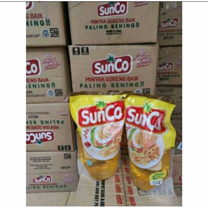 

minyak sunco 2ltr / karton