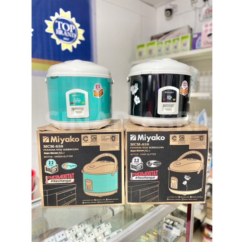 Magic Com Besar Miyako MCM 838 2.2 Liter Magic Com Besar 3 In 1-Jumbo