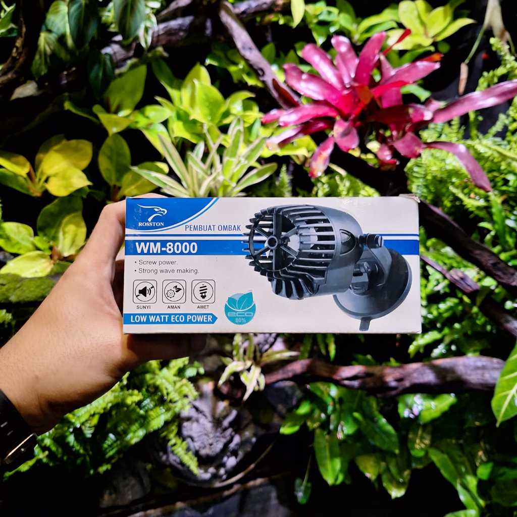 Mesin Pembuat Ombak Rosston WM-8000 Wave Maker untuk Aquarium dan Aquascape