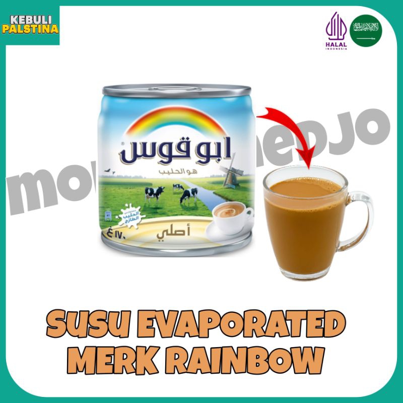 

SUSU EVAPORATED MERK RAINBOW DARI SAUDI 170gr Exp 9/2025