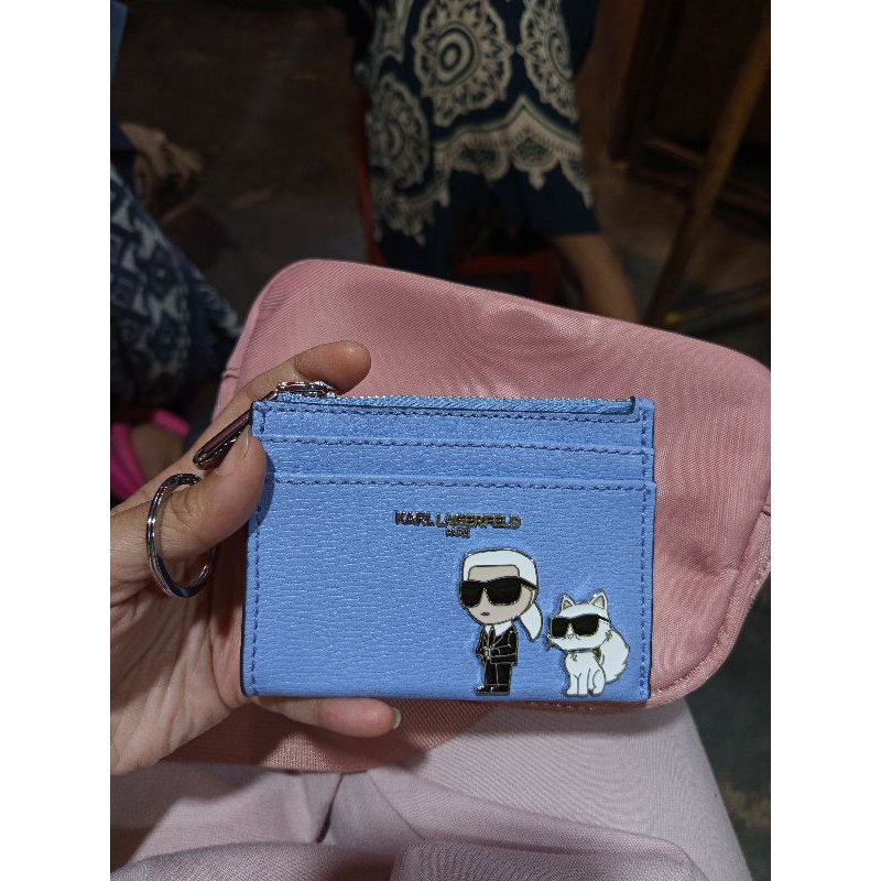card holder karl lagerfeld authentic new