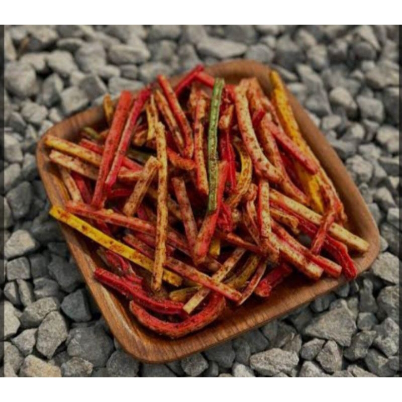 

seblakKrupuk jaat/beton pedas daun jeruk isi 1kg