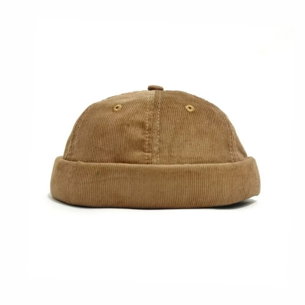 Peci Beanie Miki Hat Peci Corduroy Beanie Corduroy Miki Hat Corduroy Peci Miki Hat Krem Tua