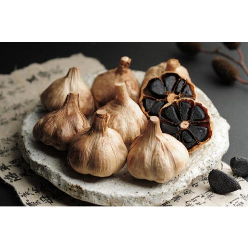

Bawang Hitam Kating 500g - Black Garlic - Bawang Kating Hitam
