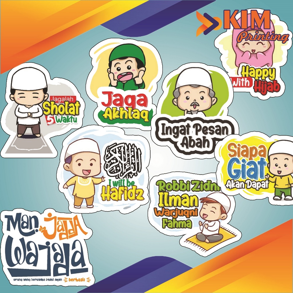 

PAKET 20PCS STIKER ANAK ISLAMI MURAH MERIAH