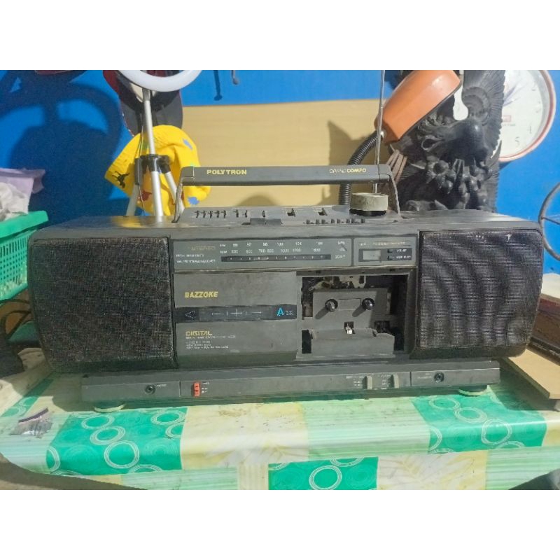 radio tape polytron grand compo bazzoke PSC 37wb original lawas bekas