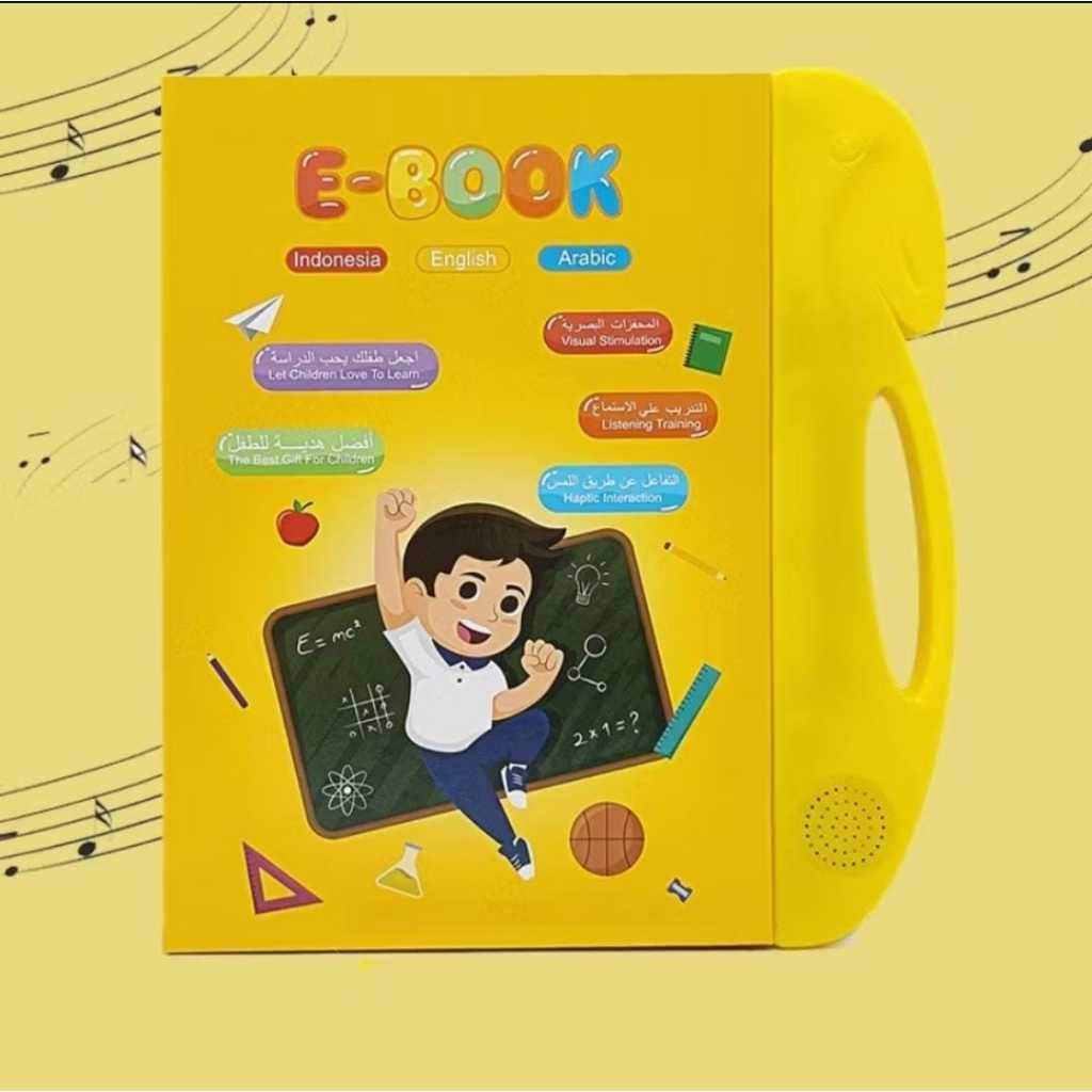 Buku Edukasi Anak E-Book Bersuara Indonesia English Arab Mainan Anak Buku Pintar Bersuara