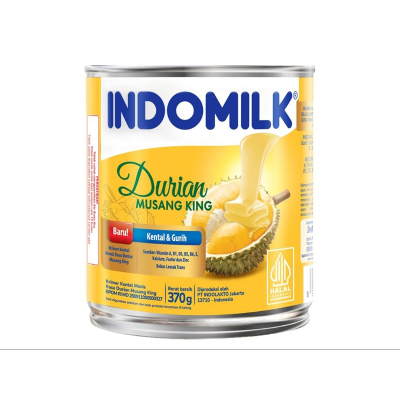 

Indomilk skm durian 370gram