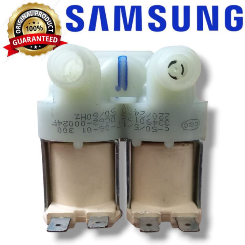 ORIGINAL PART SELENOID WATER INLET MESIN CUCI SAMSUNG 1 TABUNG