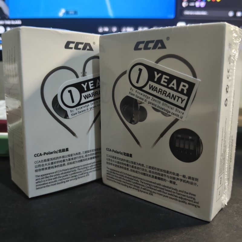 CCA Polaris with mic IEM earphone FREE CASE