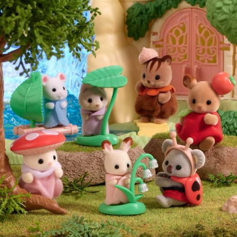 sylvanian families baby forest costume series