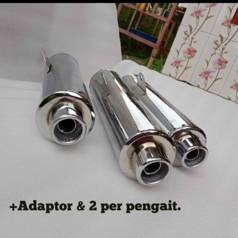 Silencer knalpot CKD Supra X125 / satria Fu Bobokan/Bedelan pnp Vixion/cb150r/Jupiter MX/Sonic/Vega/