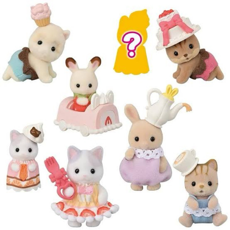 sylvanian families baking baby party series