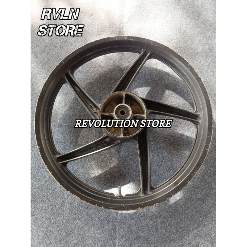 Velg velk felek velek racing belakang Honda Supra x 125 double disk dd Batman pnp Blade new Supra he