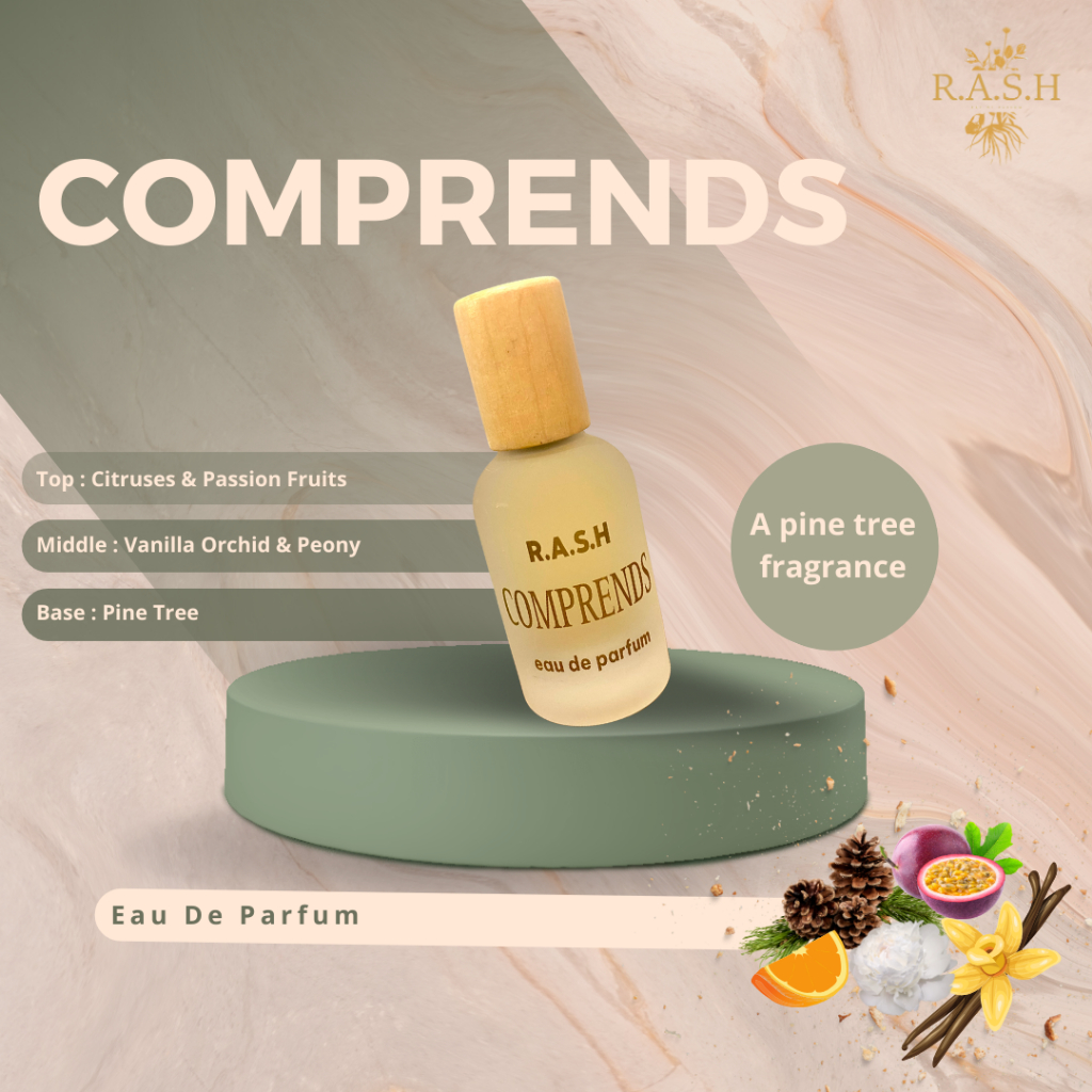 RASH Parfume Comprends - Aroma alami dan sejuk