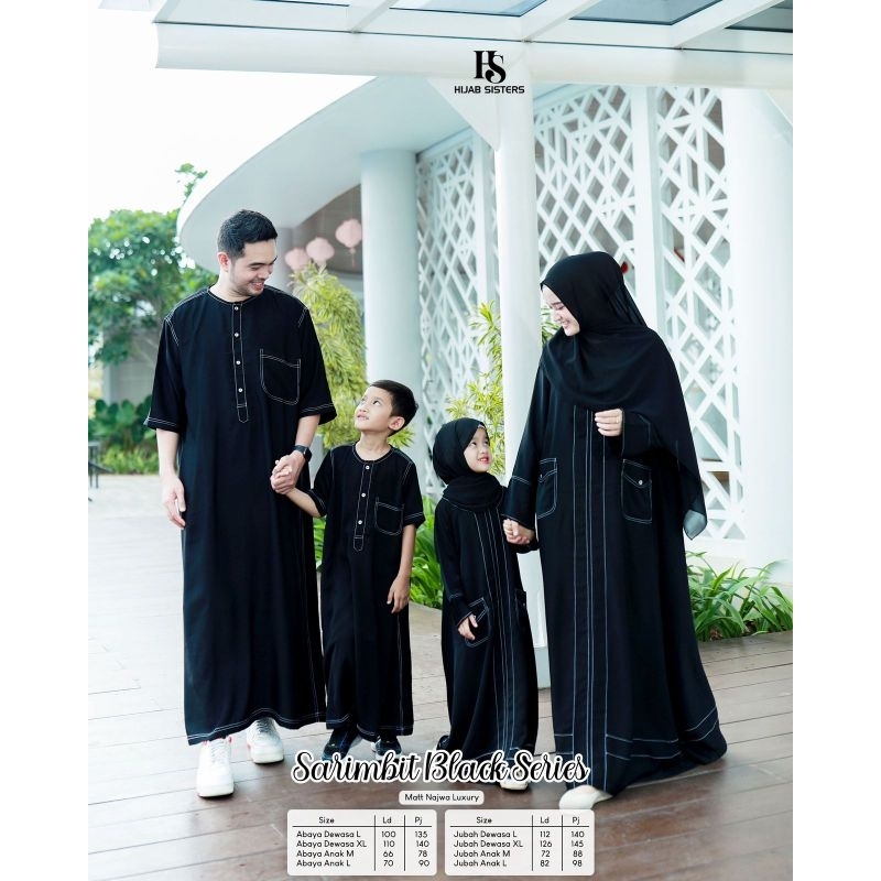 Sarimbit Black Series by Hijab Sister's