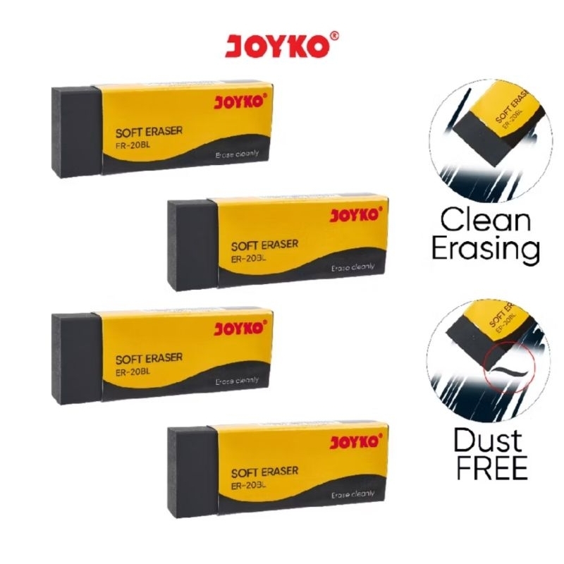 

Warna Hitam Eraser / Penghapus Joyko ER-B20BL - BESAR