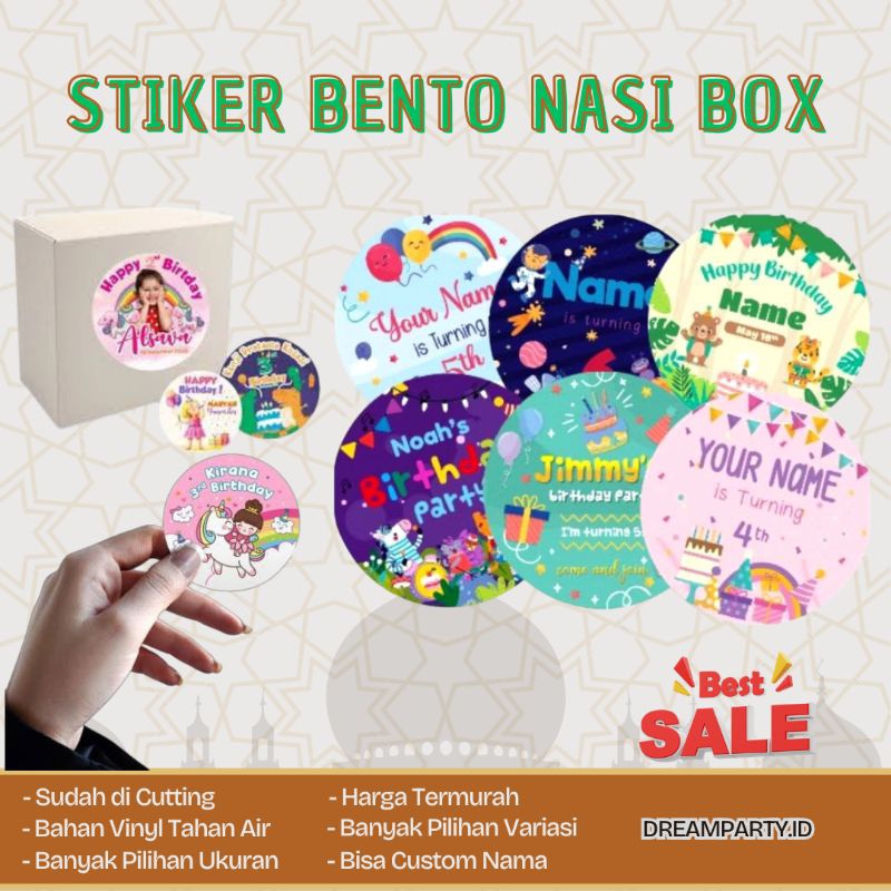 

Stiker Ulang Tahun Anak | Sticker Happy Birthday | Stiker tempelan souvenir / bingkisan anak / Murah dan Ekonomis