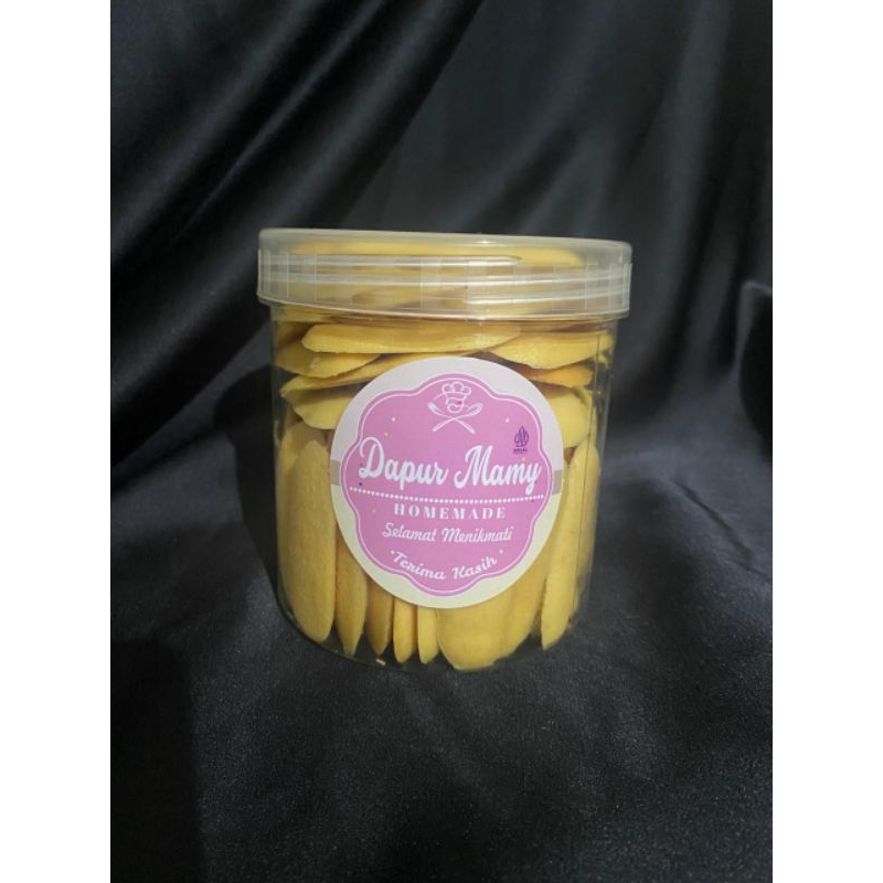 

Kue Lidah Kucing Wijsman Mix toples 600ml Enak Renyah Homemade