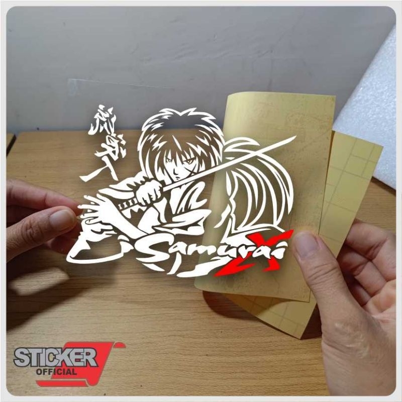 sticker samurai X, stiker samurai X