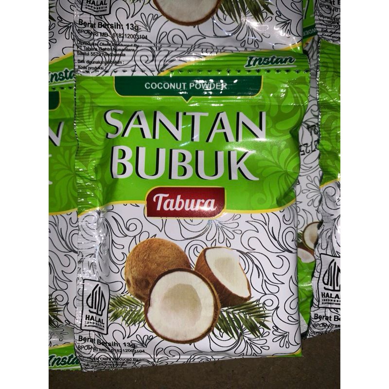 

3 renteng Santan bubuk Tabura RENTENG / RENCENG isi 10 sachet