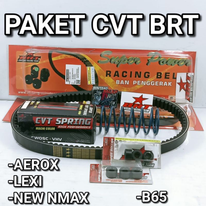 PAKET CVT BRT AEROX LEXI NEW NMAX VANBEL ROLER PER CVT KODE B65