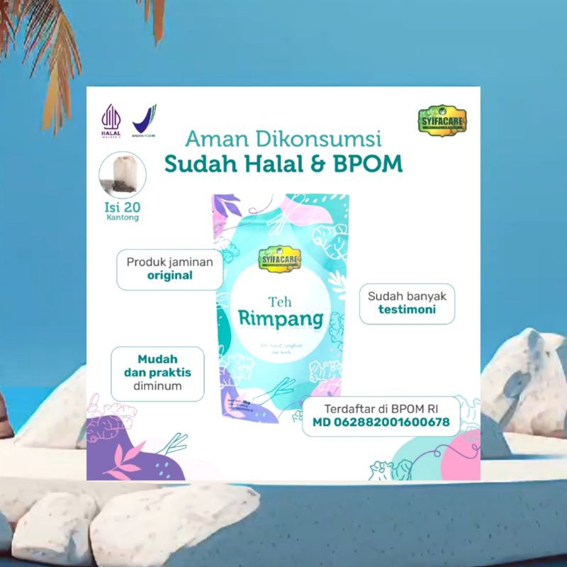 

TEH RIMPANG 4 in 1 SYIFACARE ORIGINAL isi 20 kantong