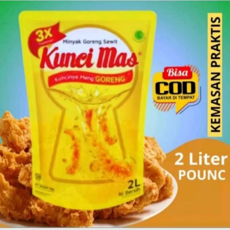 

Minyak Goreng Kunci Mas Pouch 2 Liter