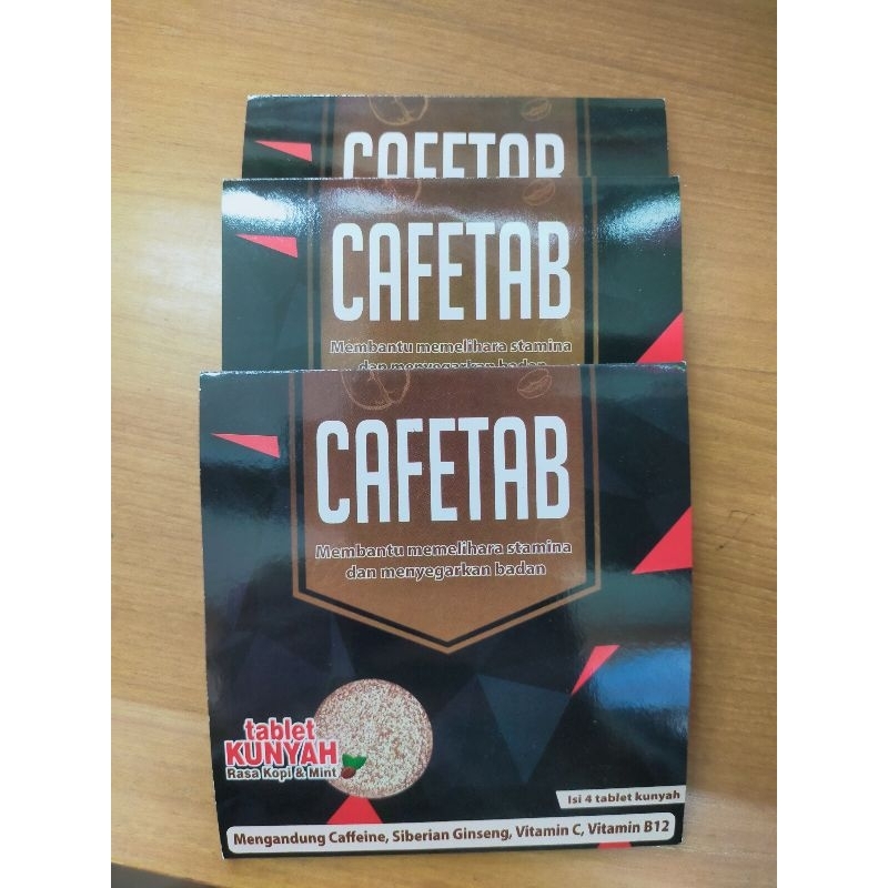 

Cafetab Tablet Kunyah Rasa Kopi & Mint (3 strip)