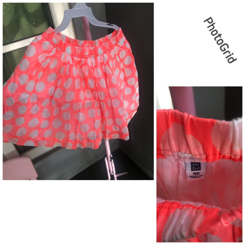 rok anak Uniqlo sz 140 polkadot