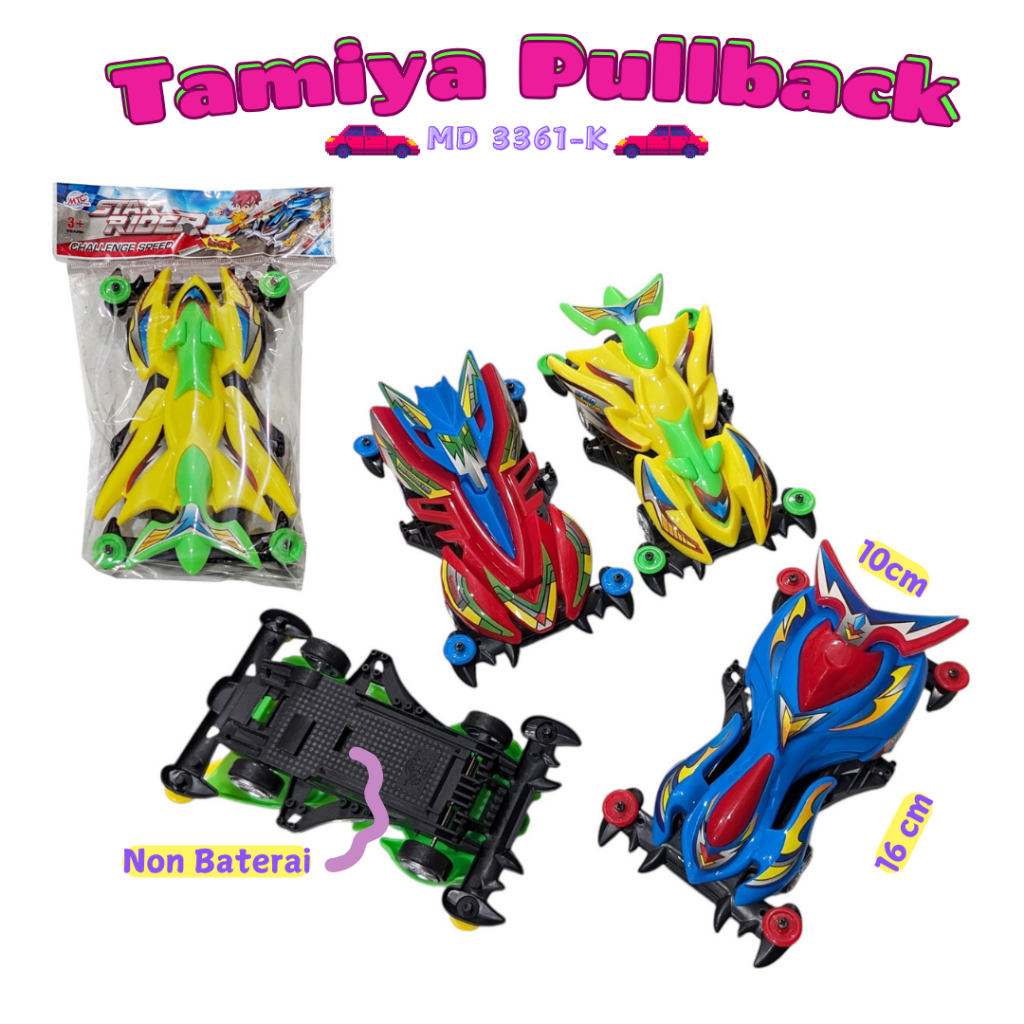 MAINAN TAMIYA PULLBACK / MAINAN ANAK MOBIL TAMIYA PULLBACK