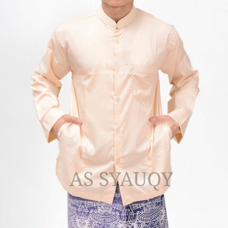 Koko Pria Saku Samping/ibrahim collection /koko polos as syauqi