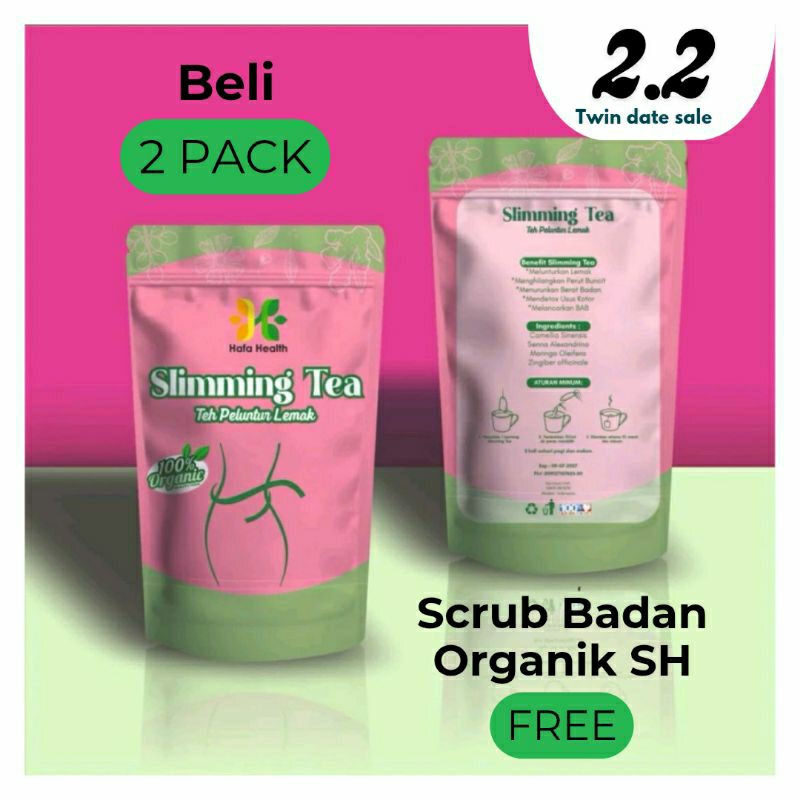 

SLIMMING TEA RAMUAN Rempah HAFA HEALTH - Teh Diet - Teh Detox - Teh libas lemak - Lunturkan Lemak - JSR - Teh Herbal - Teh Detox - Jamu sehat | Rimpang Sehat | Penurun BB | Jamu Diet | Rimpang Diet | Rimpang kesehatan
