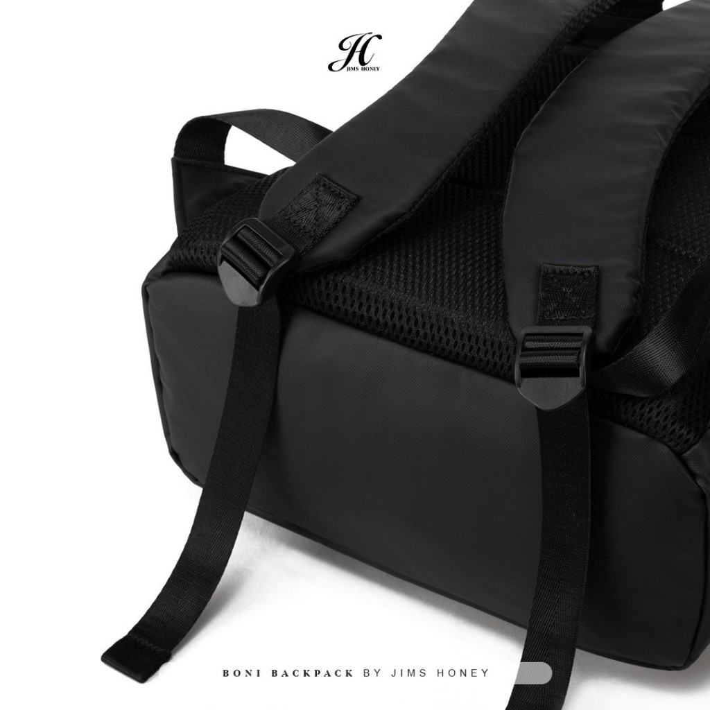 JIMS HONEY BONI BACKPACK Tas Ransel Unisex Pria Wanita Jimshoney Trendy Elegan