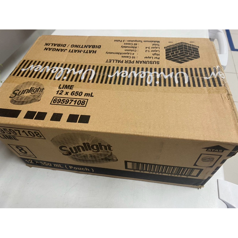 SUNLIGHT 1 karton Jeruk Nipis